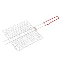 Решетка-гриль 230 x 230 мм, хромированная, PVC рукоятка