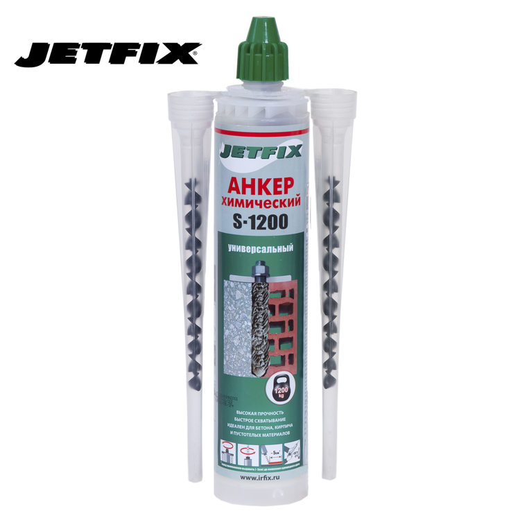 Универсальный химический анкер JETFIX S-1200 (300 мл)